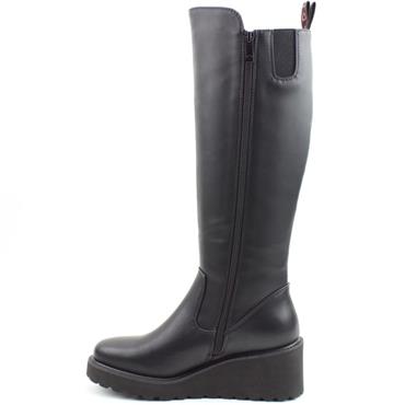 HEAVENLY FEET WOMENS ANKLE BOOT - BLACK